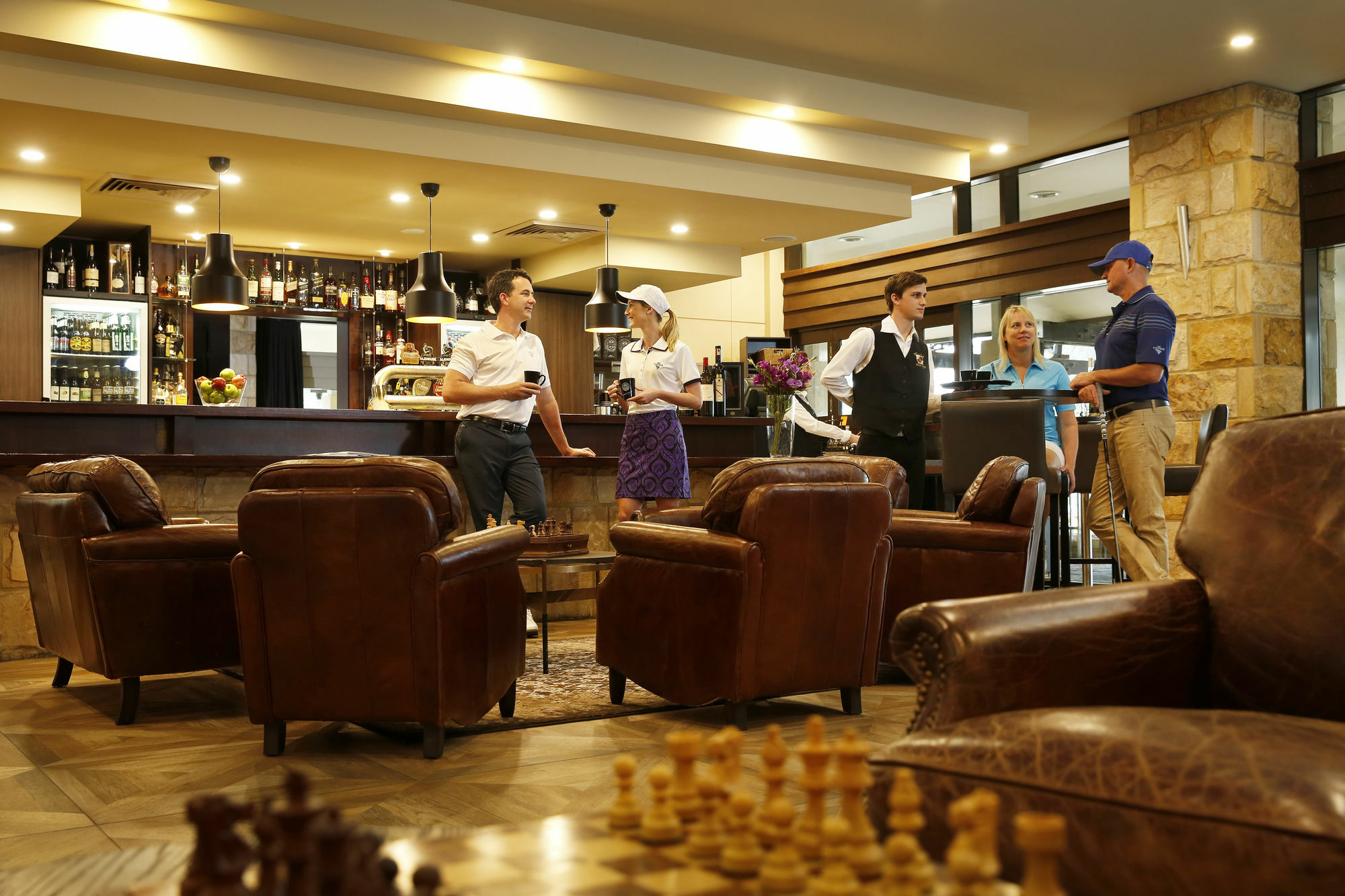 Chateau Elan At The Vintage Pokolbin Eksteriør billede Club lounge at the airport